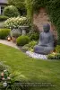 Product image 1 of the product “Seated Buddha in Japanese Style, in various sizes, antique finish ”